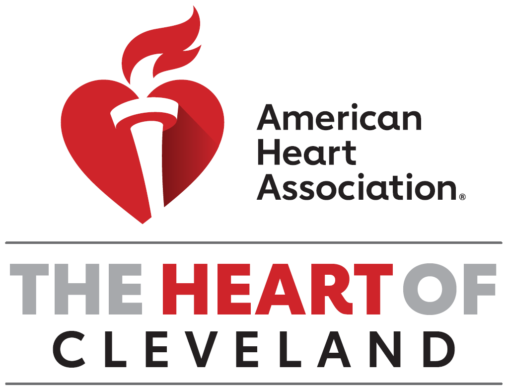 American Heart Association The Heart of Cleveland Logo